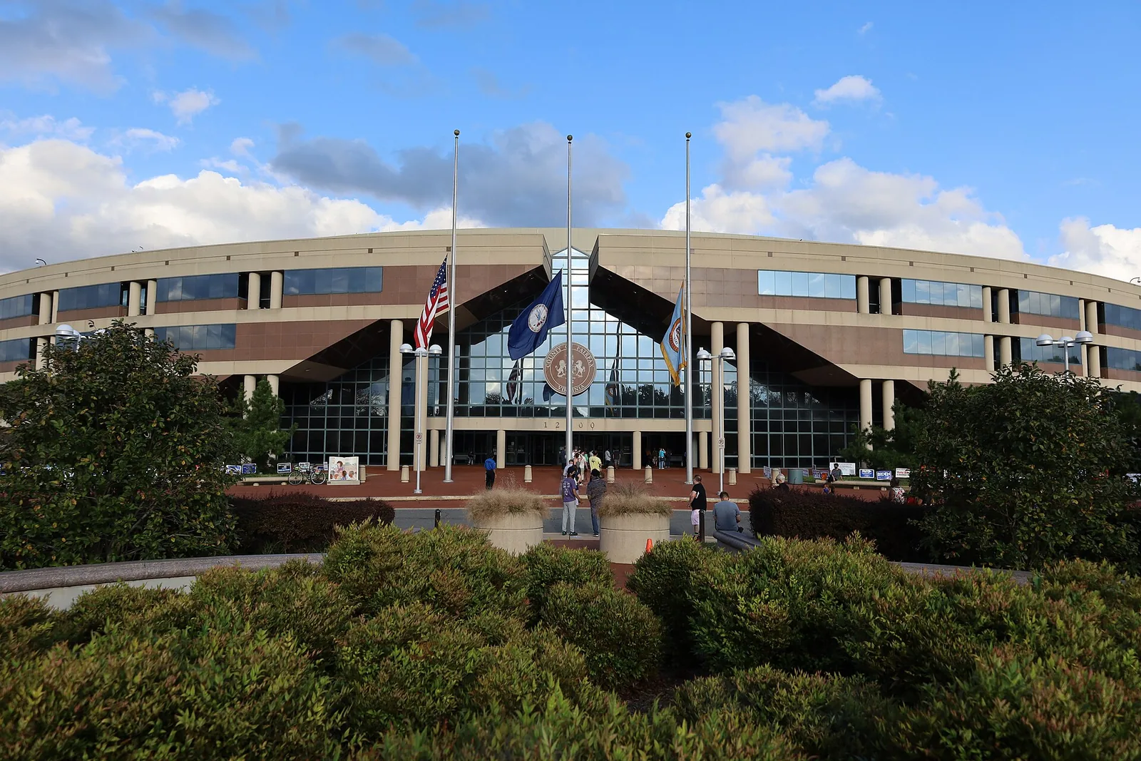 The Fairfax County Government Center in Fairfax, home of the Department of Tax Administration
